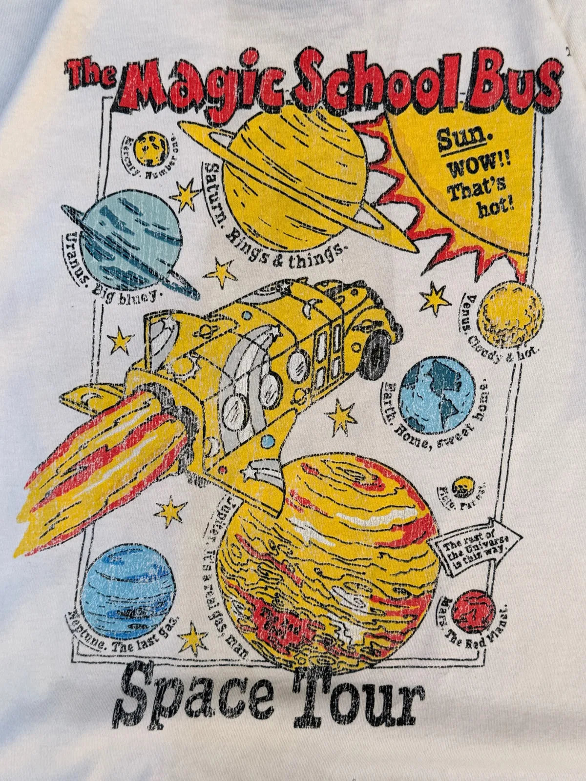 Playera Vintage “The Magic School Bus” talla S