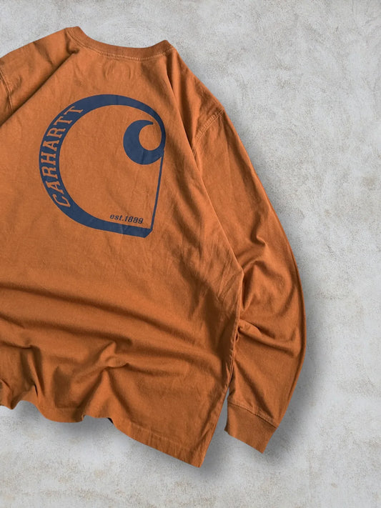 Carhartt long sleeve camel size XL