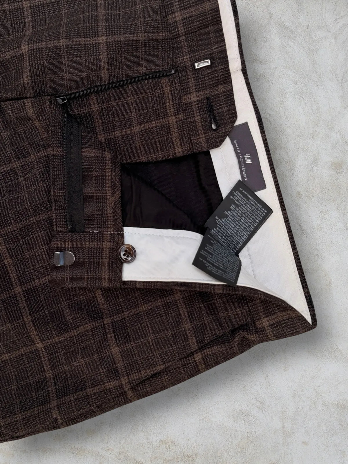 Pantalón H&M de cuadros talla 31x30