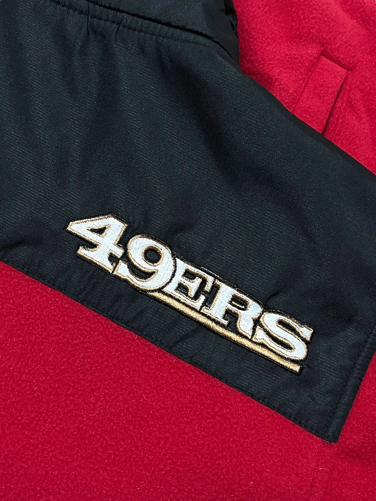 Suéter de cierre completo San Francisco 49ers talla S