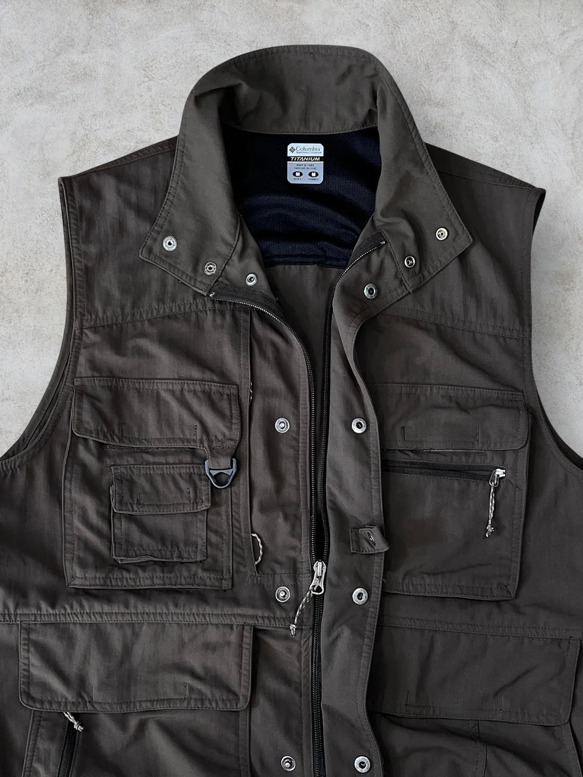 Chaleco Columbia estilo pescador talla M