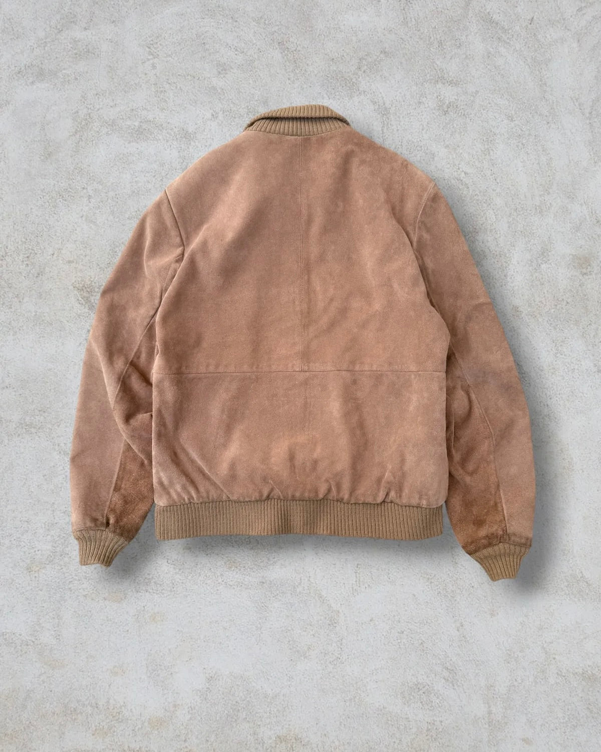 Chaqueta de gamuza y piel genuina vintage “Startown” talla M