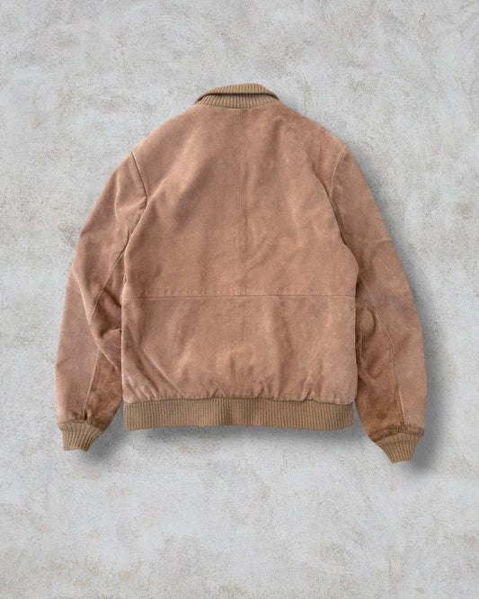 Chaqueta de gamuza y piel genuina vintage “Startown” talla M