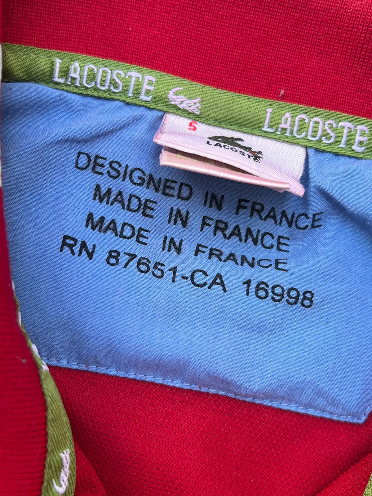 Polo Lacoste Vintage talla L