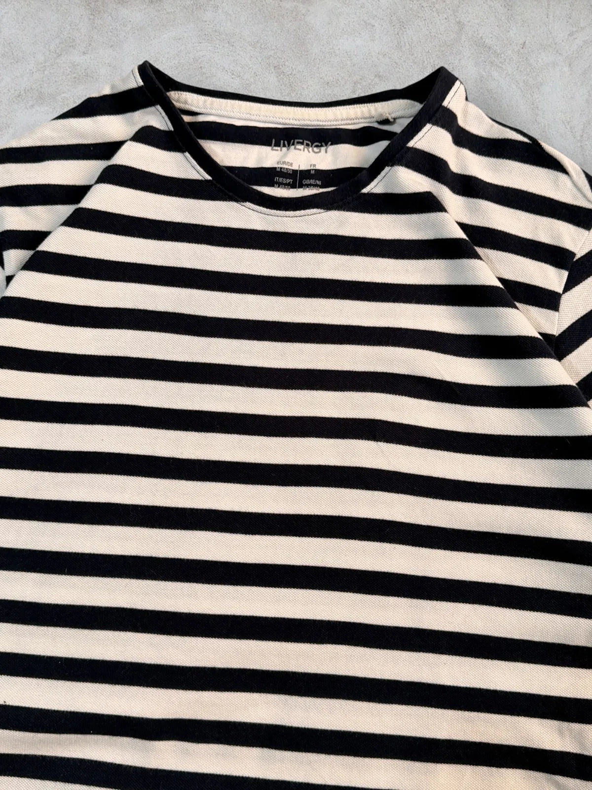 Camiseta clásica de rayas talla M