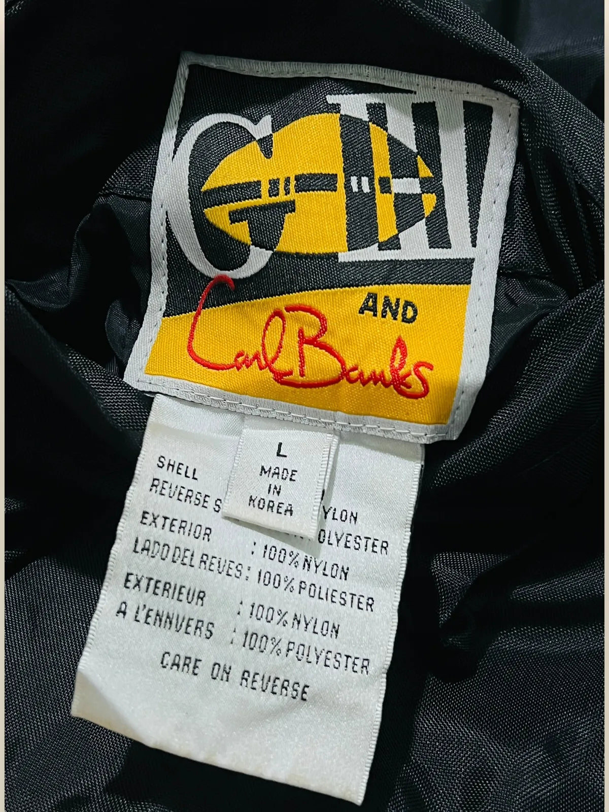 Chaqueta Steelers Vintage / Reversible talla L