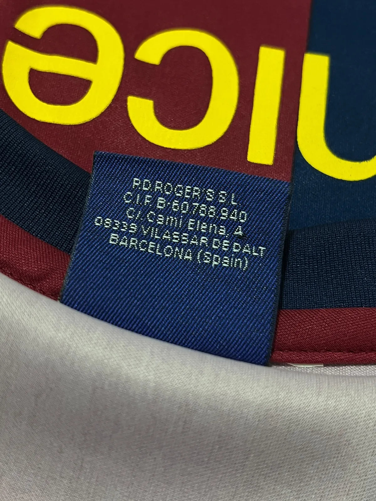 Jersey F.C Barcelona - Producto Oficial talla S