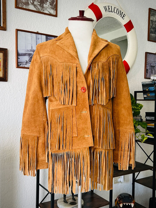 Hawkers Leather Jacket Vintage 1980’s - M