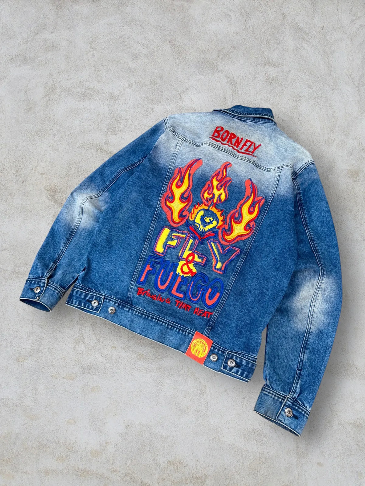 BORN FLY denim jacket talla L (Nueva)