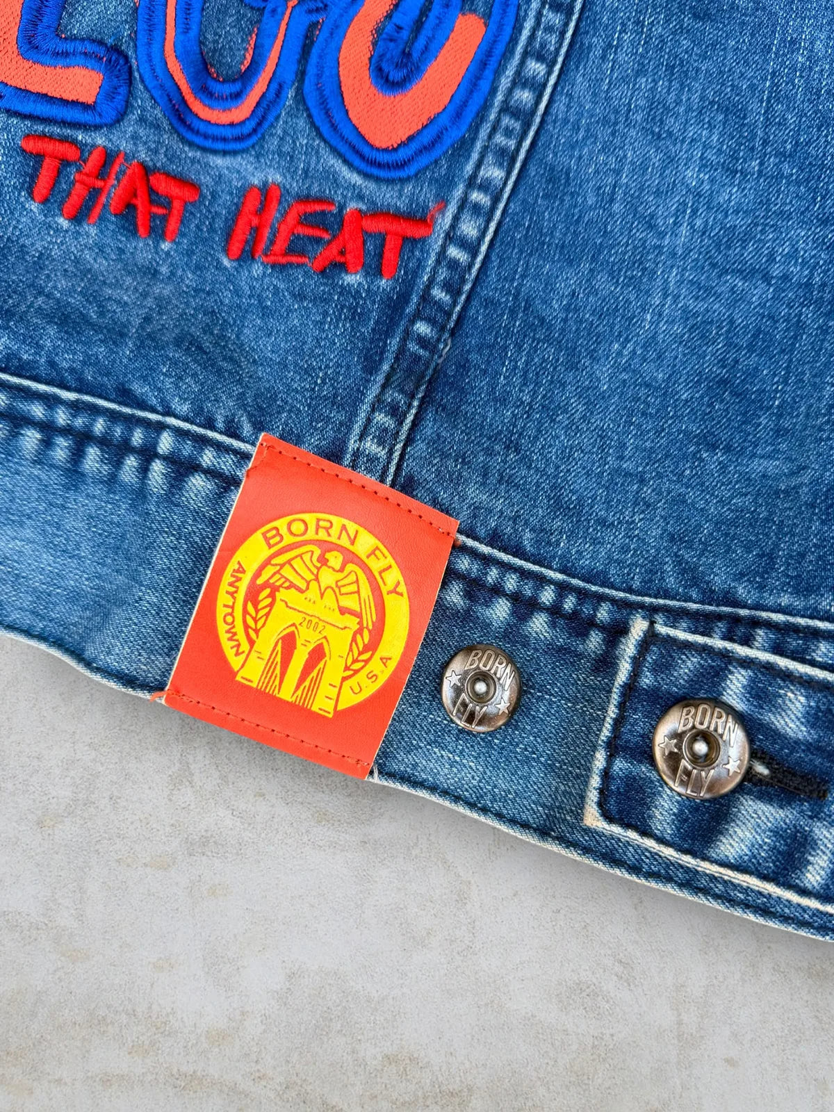 BORN FLY denim jacket talla L (Nueva)