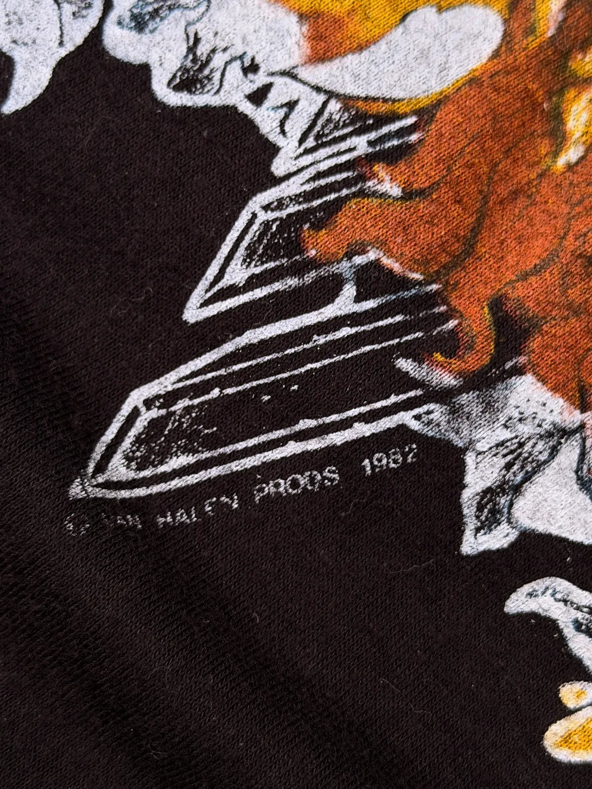 VAN HALEN vintage 1982 talla S