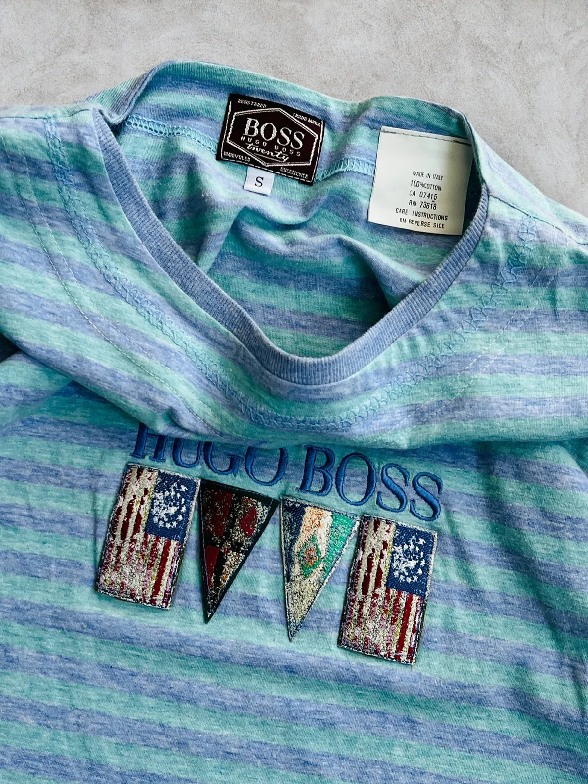 HUGO BOSS Twenty Vintage 1980s Talla S