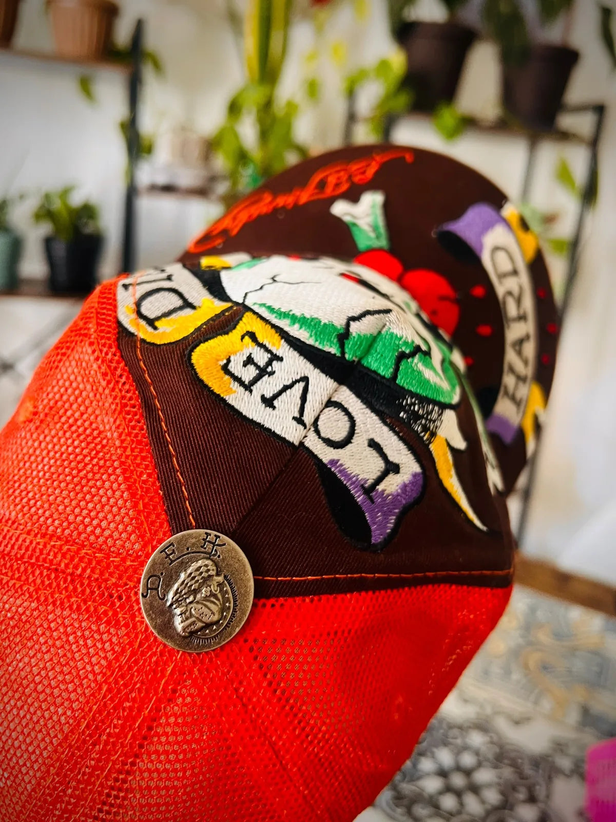 Ed Hardy Y2K trucker cap