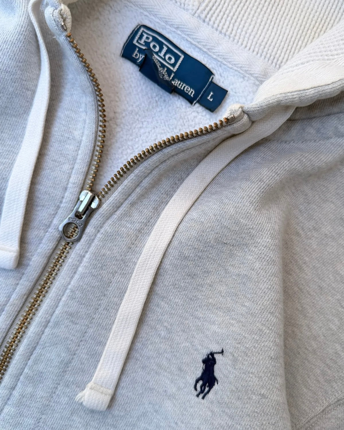 Hoodie FullZip Ralph Lauren talla L
