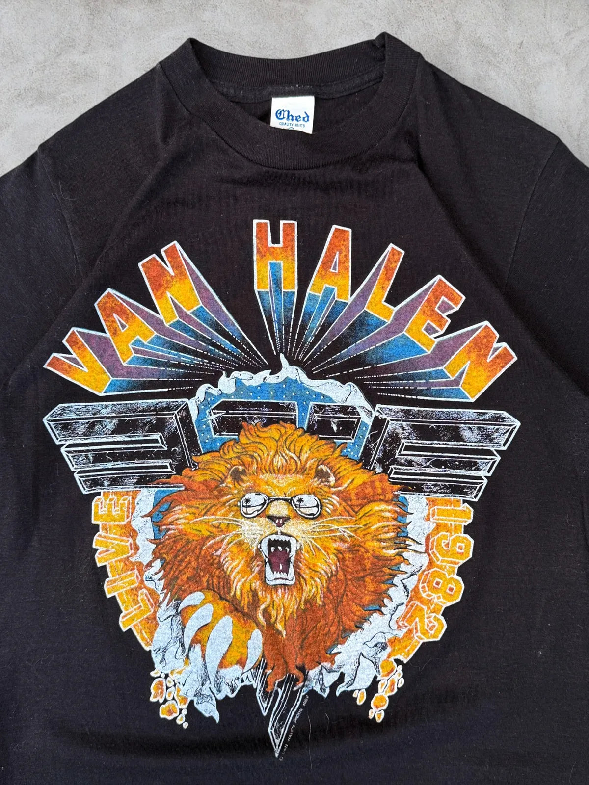 VAN HALEN vintage 1982 talla S