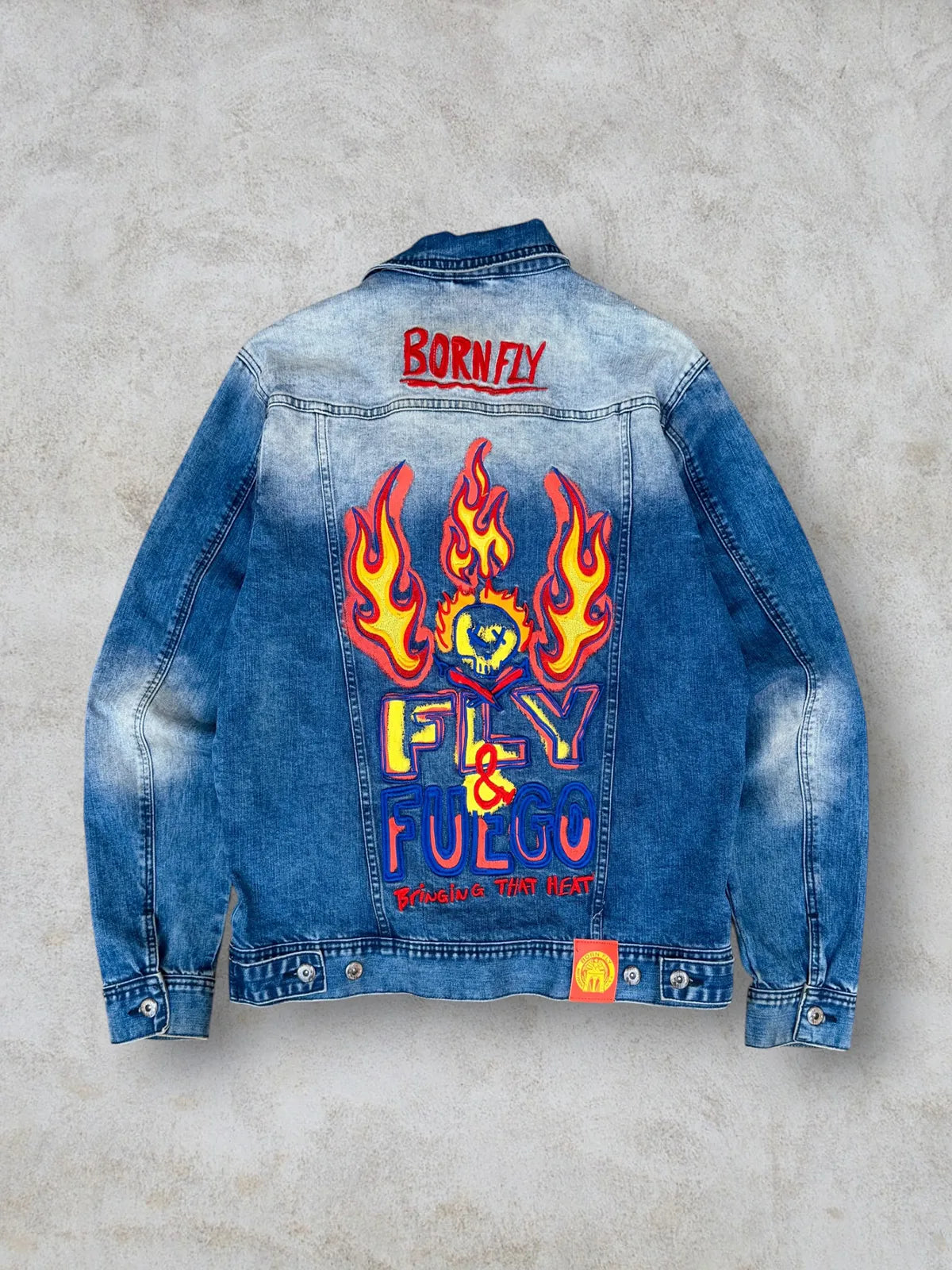 BORN FLY denim jacket talla L (Nueva)