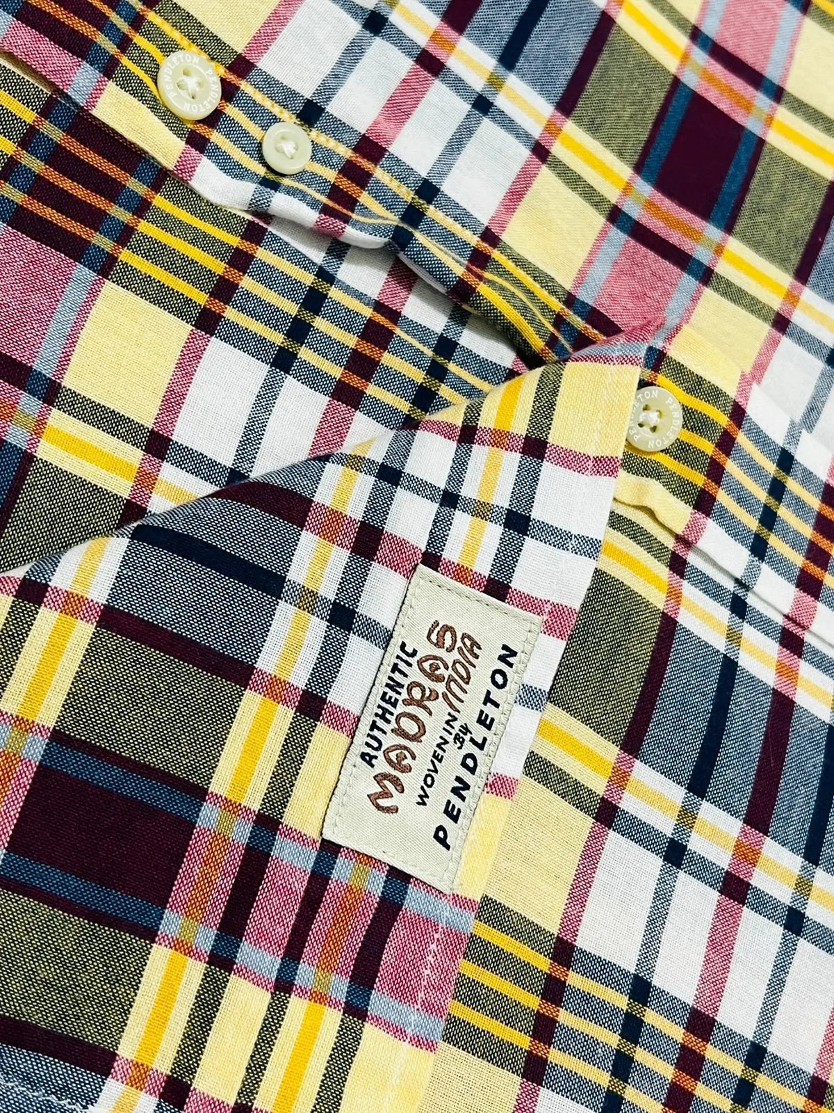PENDLETON - Camisa de algodón talla S