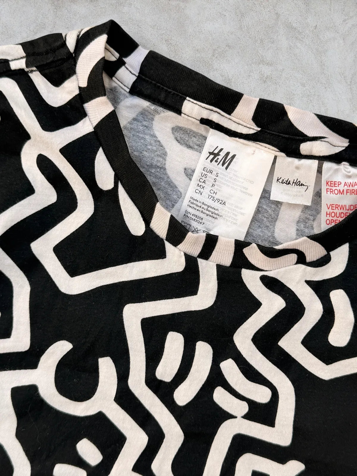 H&M X Keith Haring talla S