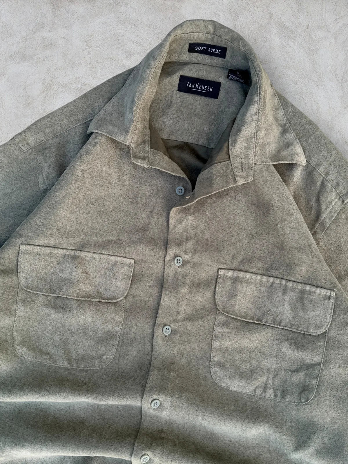 Camisa de Gamuza VAN HEUSEN talla M