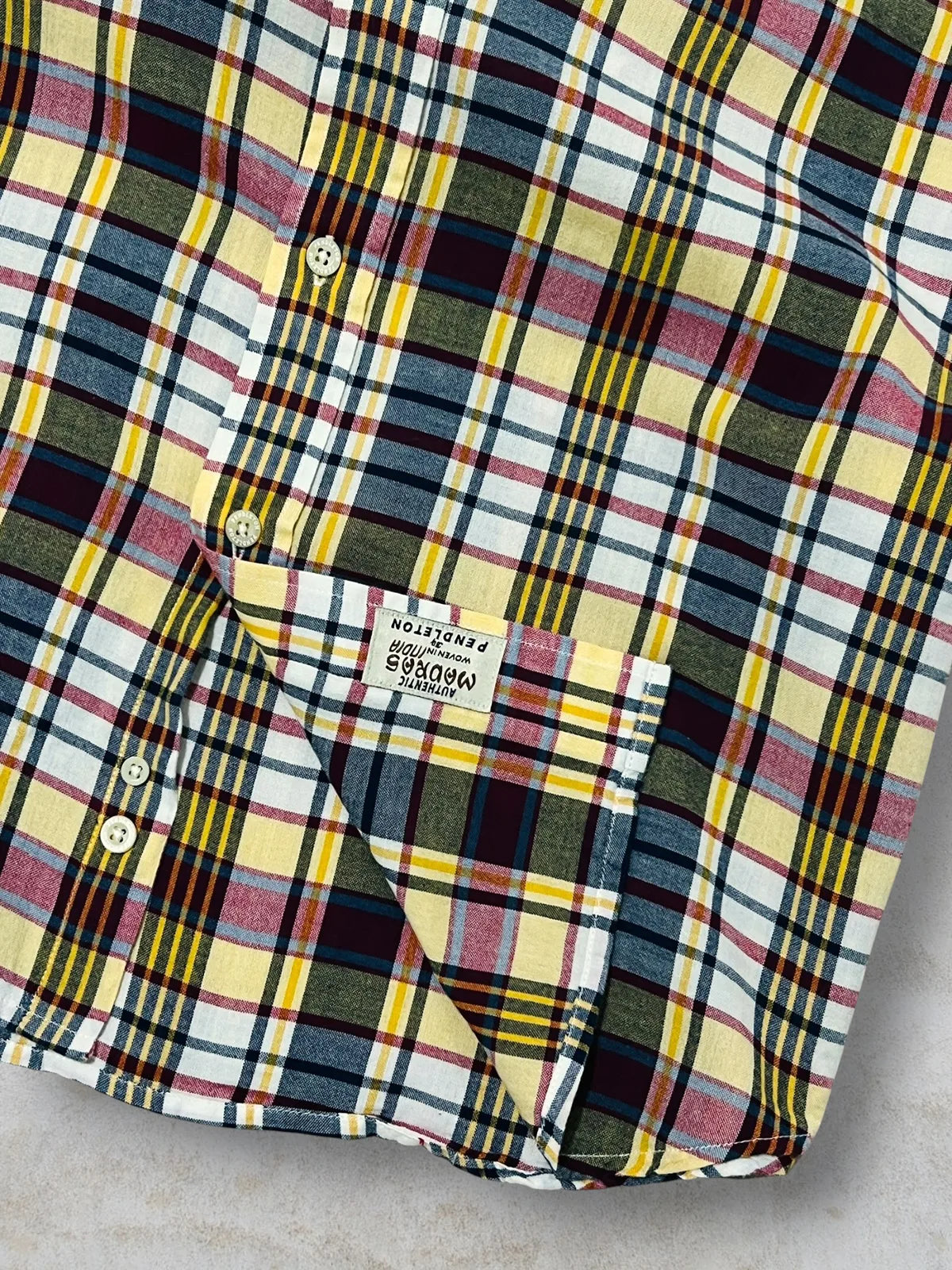 PENDLETON - Camisa de algodón talla S