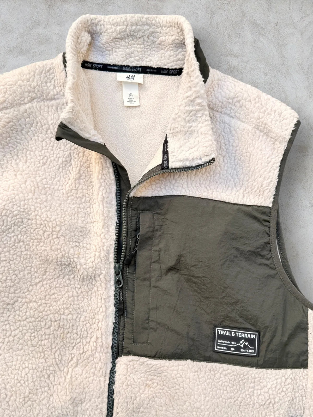 Chaleco Aborregado Trail&Terrain talla L
