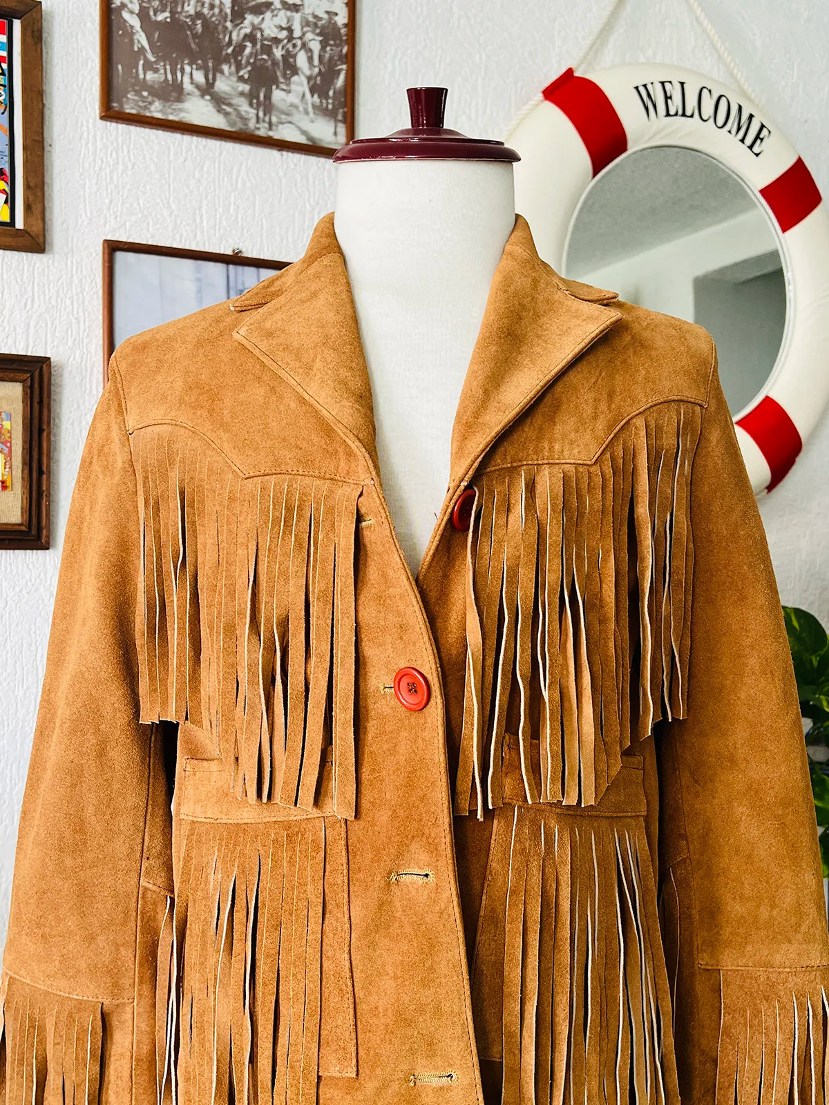 Hawkers Leather Jacket Vintage 1980’s - M