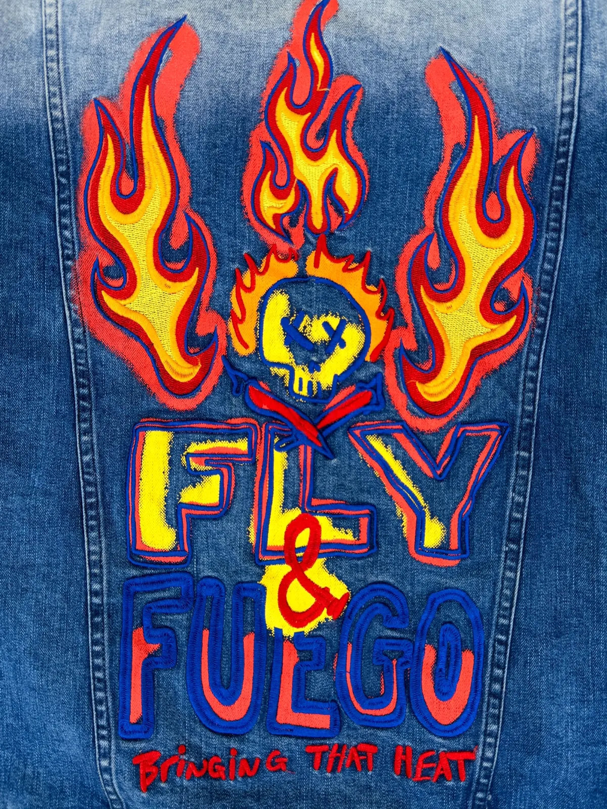 BORN FLY denim jacket talla L (Nueva)
