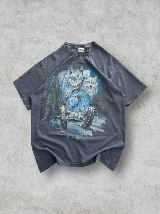 Anvil - Wolf Vintage tee Y2K talla L