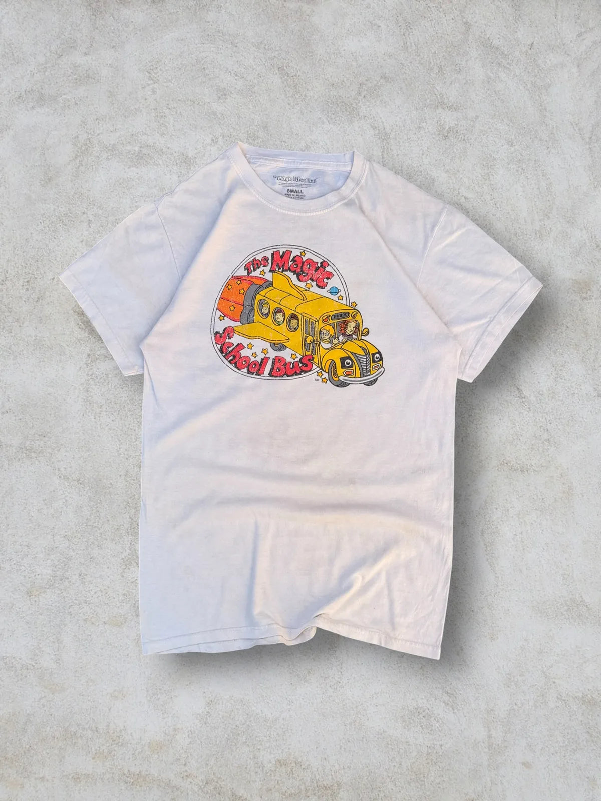 Playera Vintage “The Magic School Bus” talla S