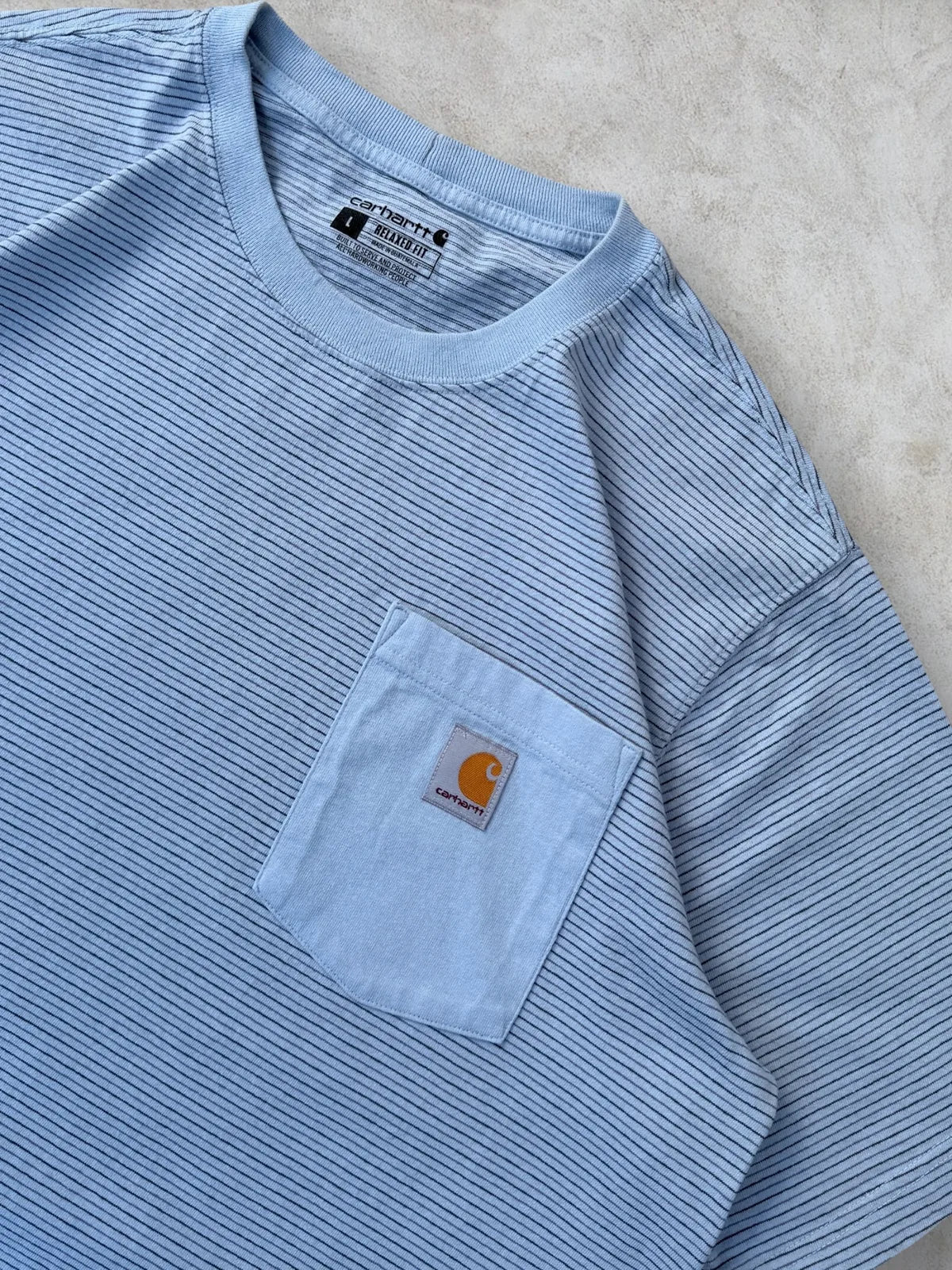Carhartt Pocket Tee de Rayas Size L
