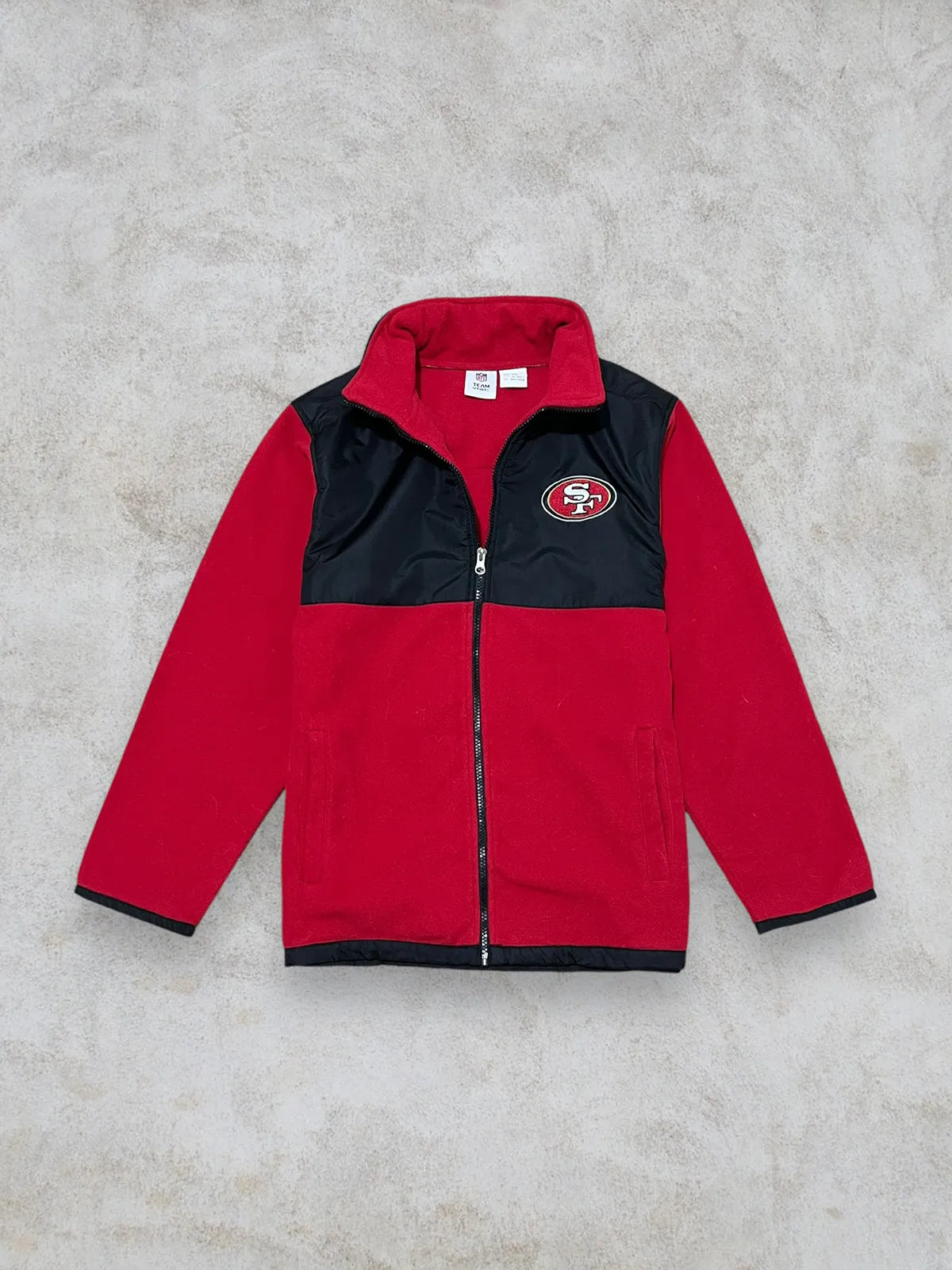 Suéter de cierre completo San Francisco 49ers talla S