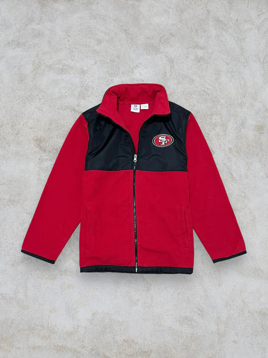 Suéter de cierre completo San Francisco 49ers talla S