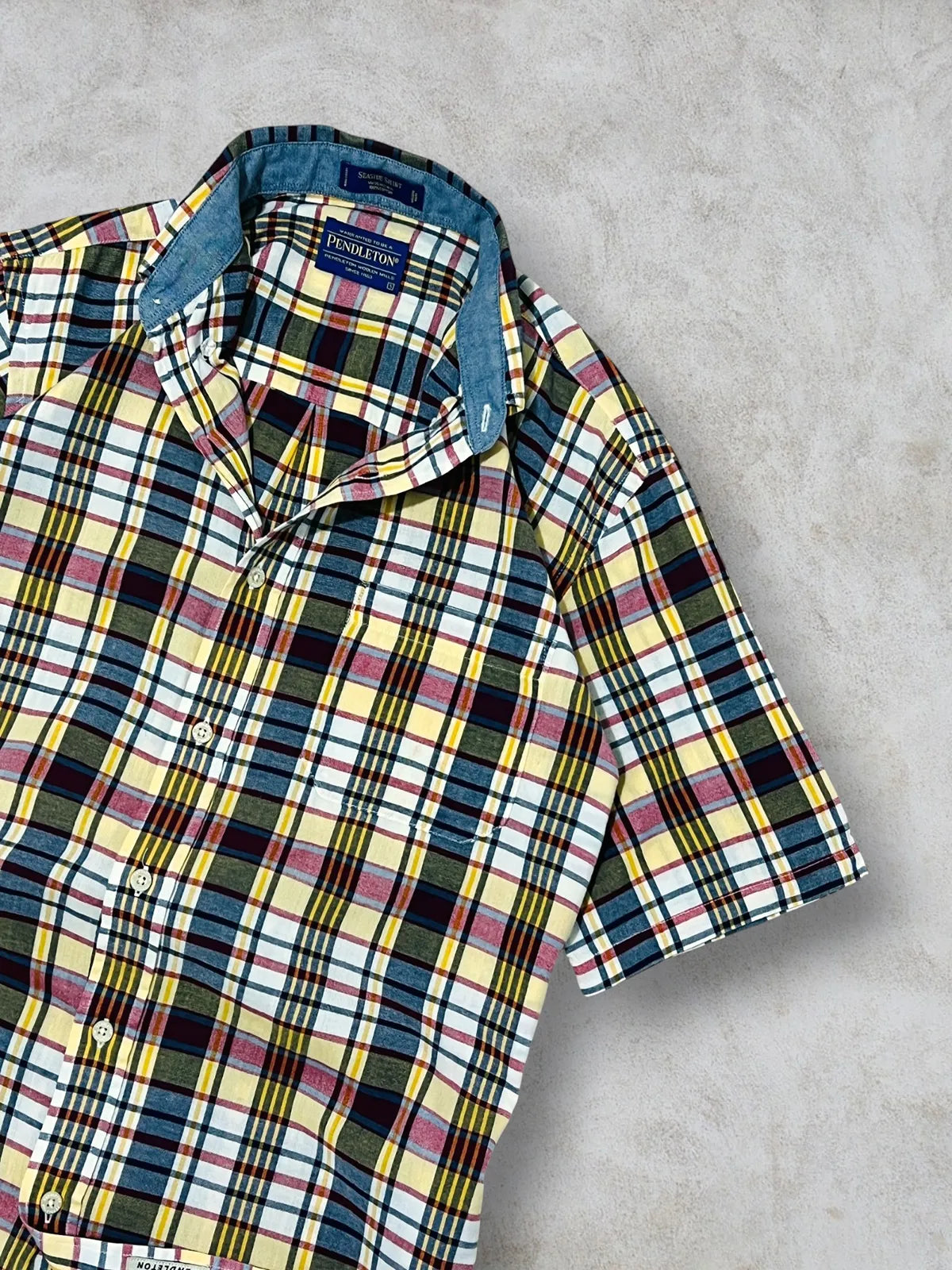 PENDLETON - Camisa de algodón talla S