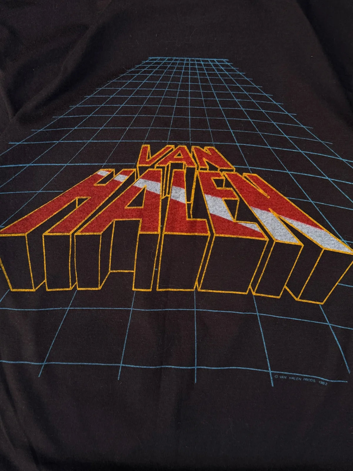 VAN HALEN vintage 1982 talla S