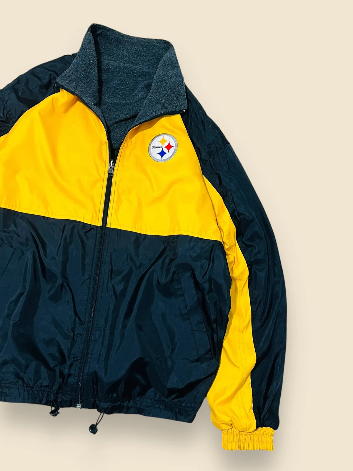 Chaqueta Steelers Vintage / Reversible talla L