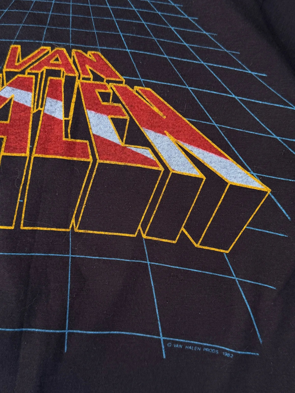 VAN HALEN vintage 1982 talla S