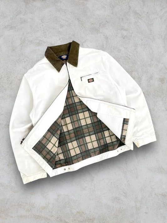 Dickies Detroit Jacket White Rare talla L (Reducida a M)
