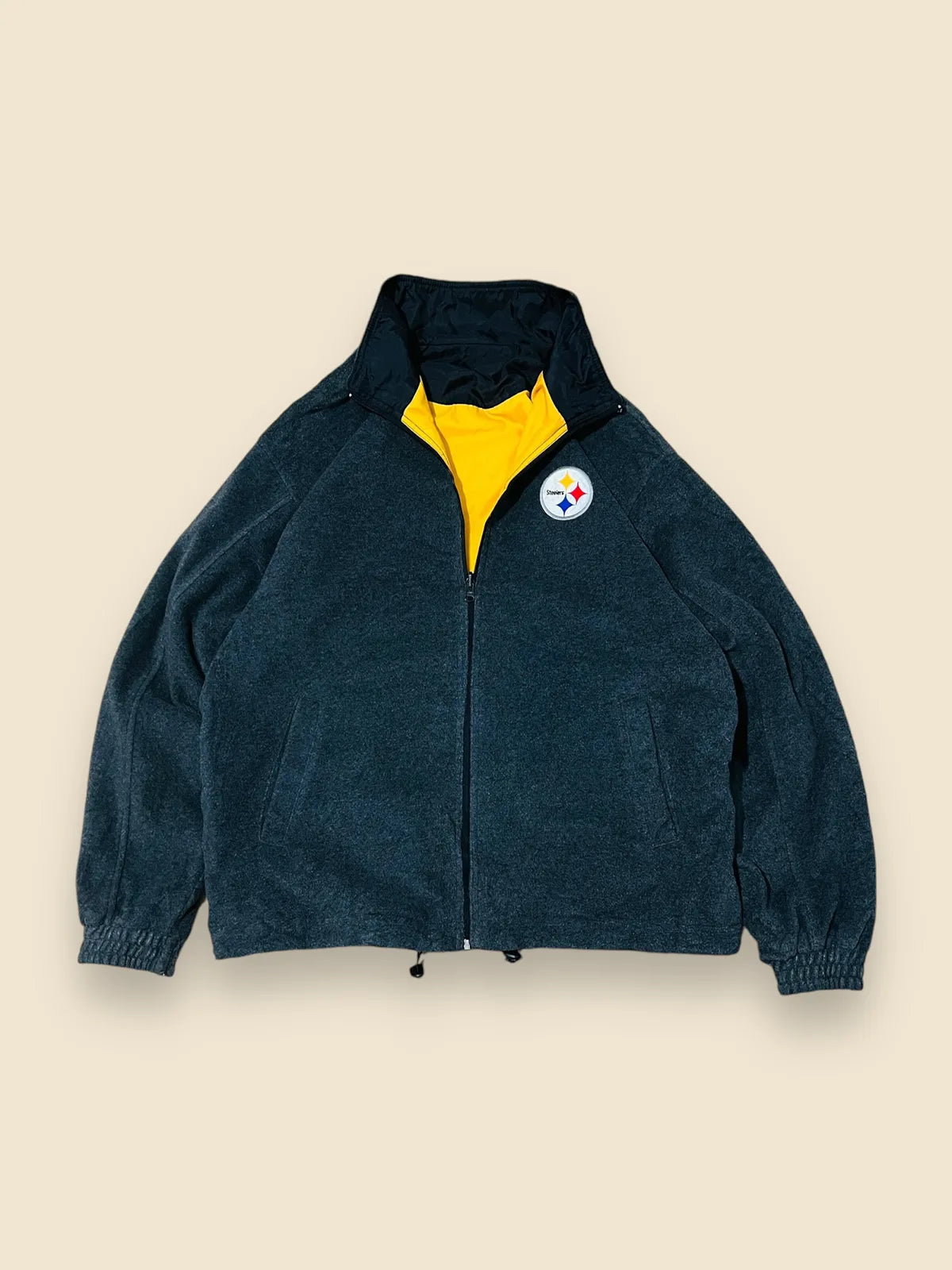 Chaqueta Steelers Vintage / Reversible talla L